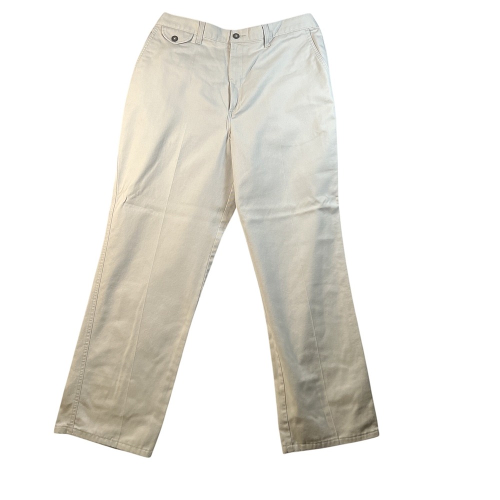 Vintage Towncraft Mens Beige Wrinkle Free Stain Release Pants 36x32‎ J3